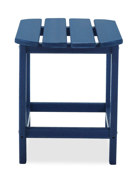 Bask End Table - Blue