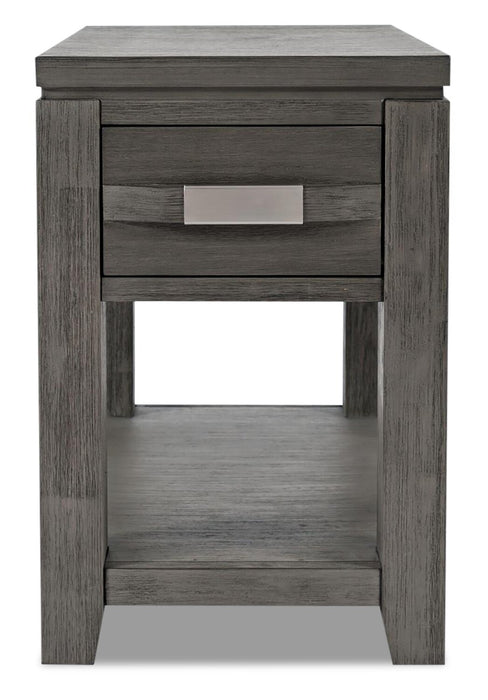 Bronx Chairside Table - Grey