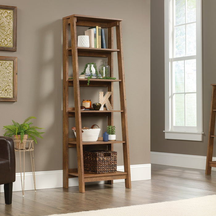 Kyree Ladder Style Bookcase - Vintage Oak 