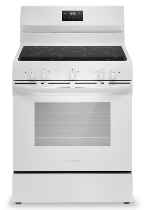 Frigidaire 5.3 Cu. Ft. Electric Range with Quick Boil Element - FCRE305CBW 