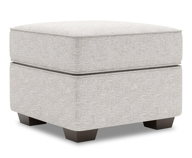 Sofa Lab Roll Ottoman - Luxury Silver