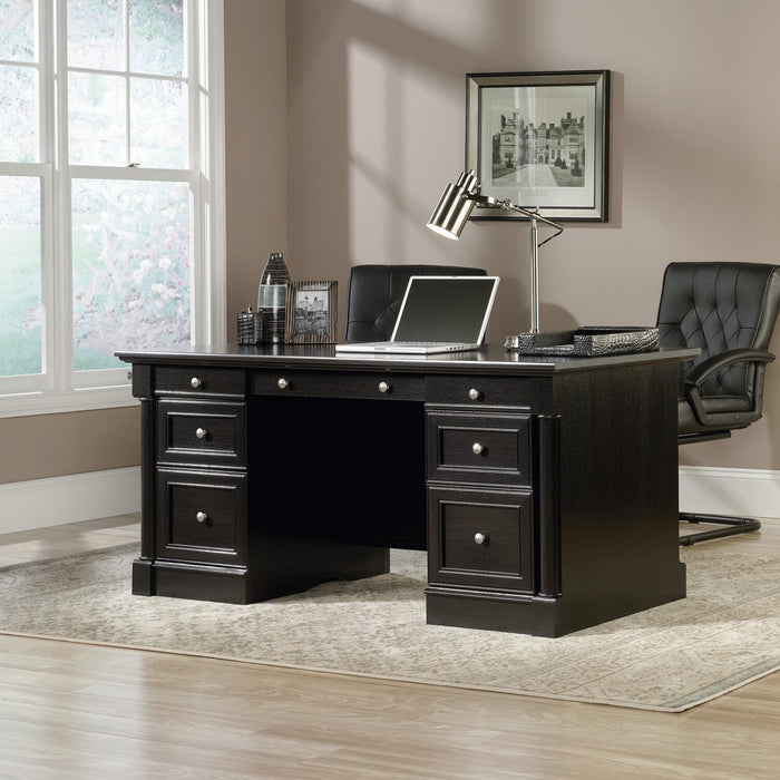 Palladia Executive Desk - Wind Oak