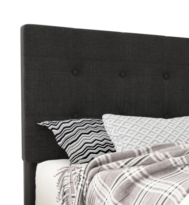 Page King Bed - Charcoal