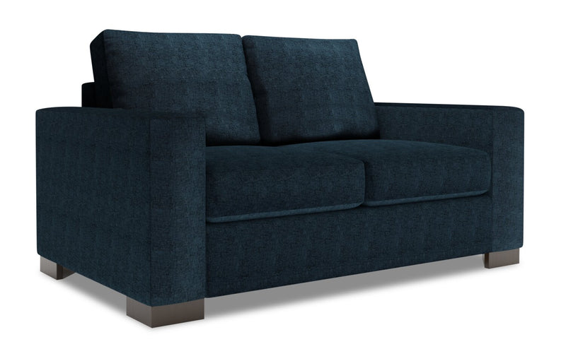 Sofa Lab Track Loveseat - Luxury Indigo