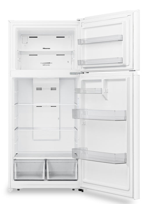 Hisense 18 Cu. Ft. Top-Freezer Refrigerator - RT18A2FWD