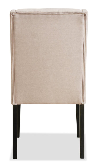 York Wingback Dining Chair - Taupe
