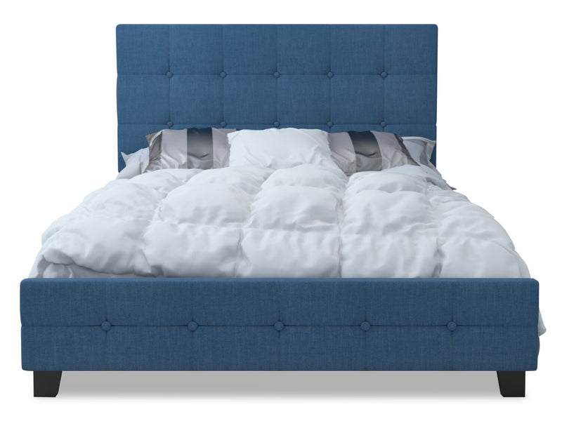 Page Queen Bed - Blue