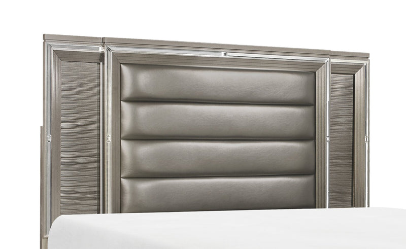 Max King Headboard - Silver