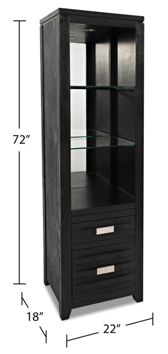 Bronx Bookshelf Pier - Charcoal