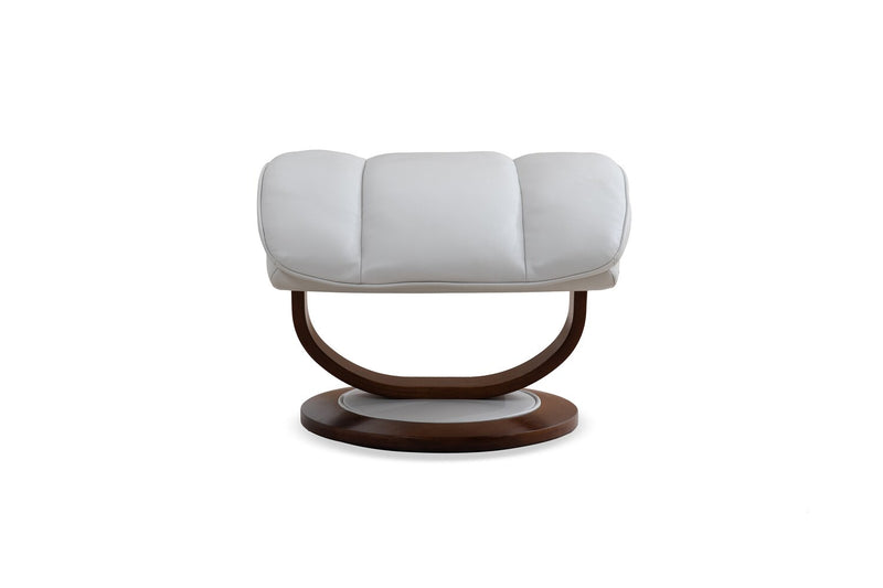 Maven Genuine Leather Power Reclining Chair and Footrest