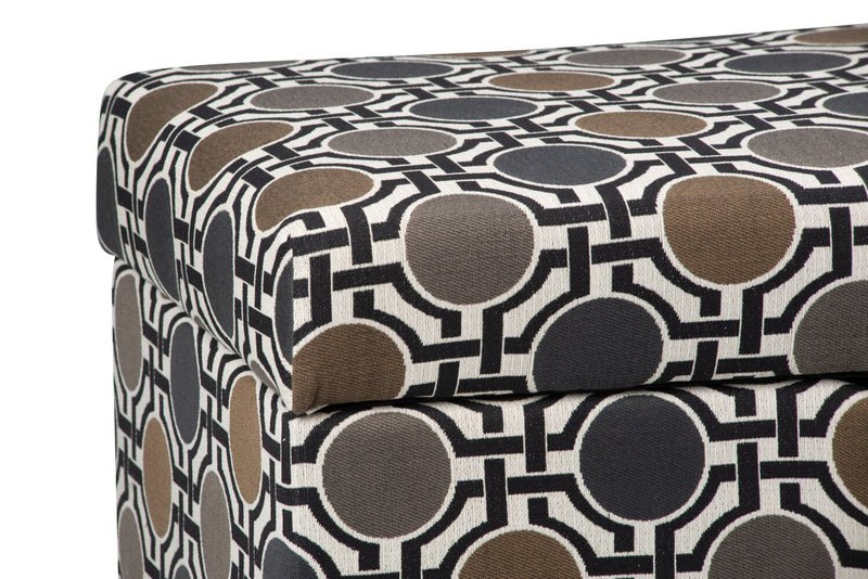 Nina Fabric Storage Ottoman