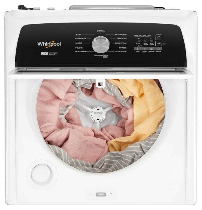 Whirlpool 5.4 / 5.5 Cu. Ft. Top-Load Washer with Removable Agitator - WTW5057LW