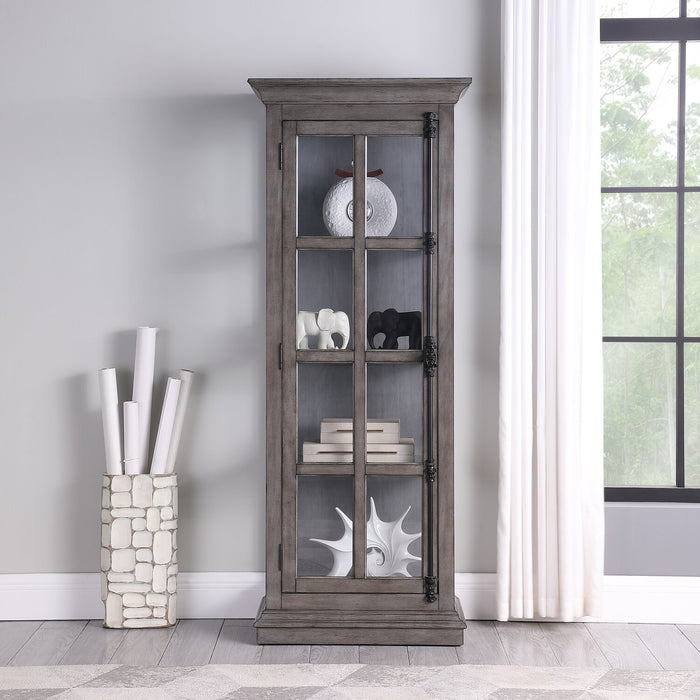 Scarlett Curio Cabinet – Grey