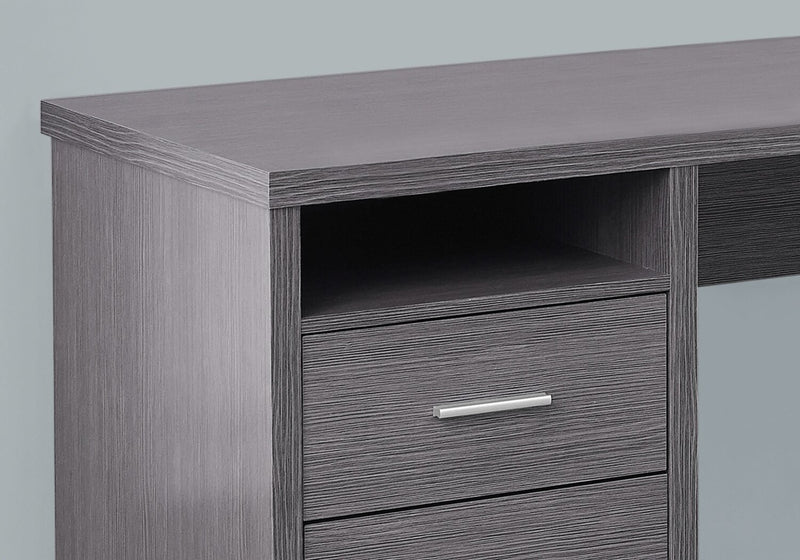Pollie Reversible L-Shaped Desk - Grey 