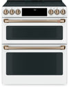 Café 6.7 Cu. Ft. Smart Front-Control Double Oven Electric Range - CES750P4MW2