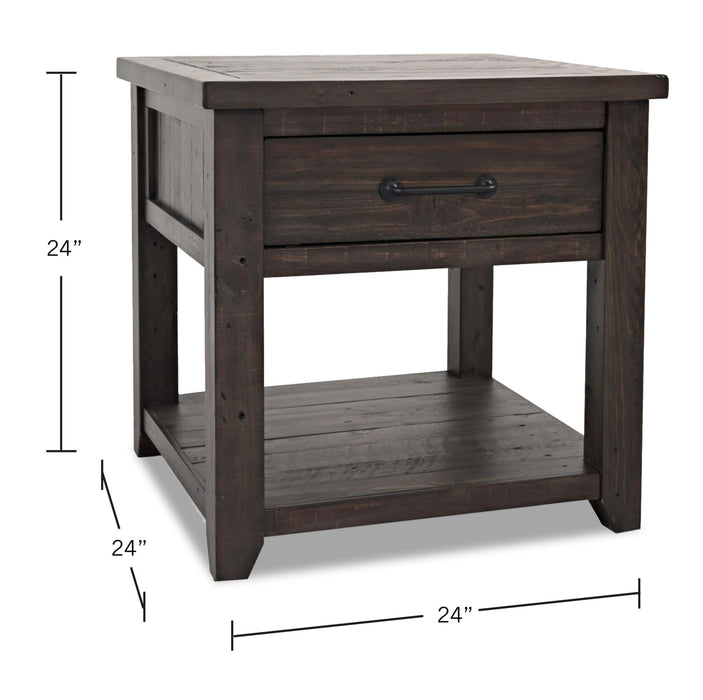 Morgan End Table - Brown