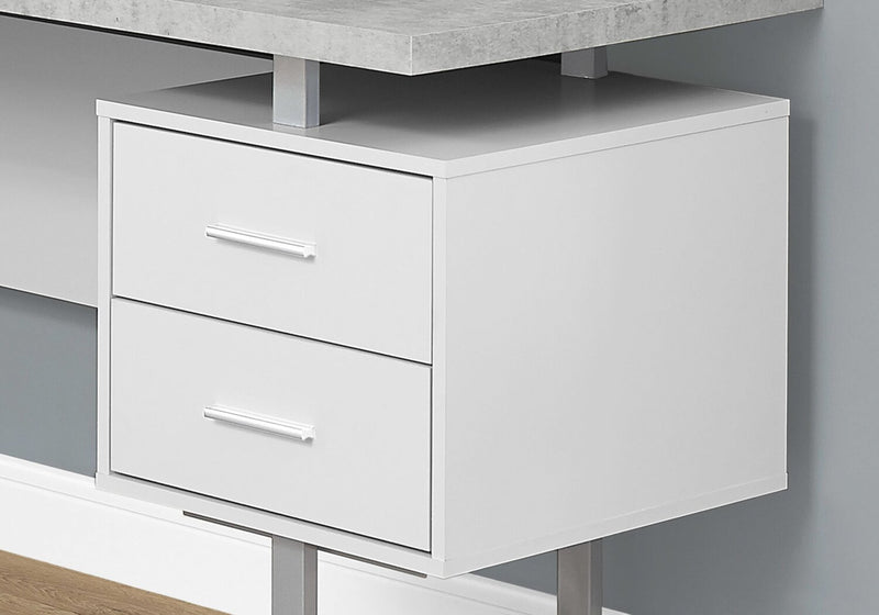 Marnie Reversible L-Shaped Corner Desk - White 