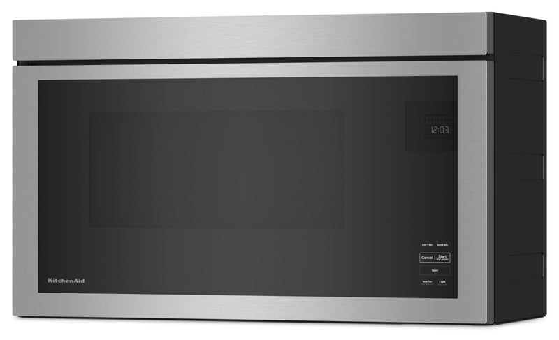 KitchenAid 1.1 Cu. Ft. Over-the-Range Microwave with Flush Built-In Design - YKMMF330PPS