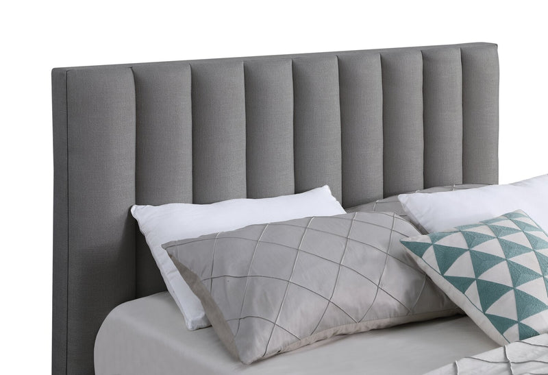 Rain Queen Platform Bed - Grey