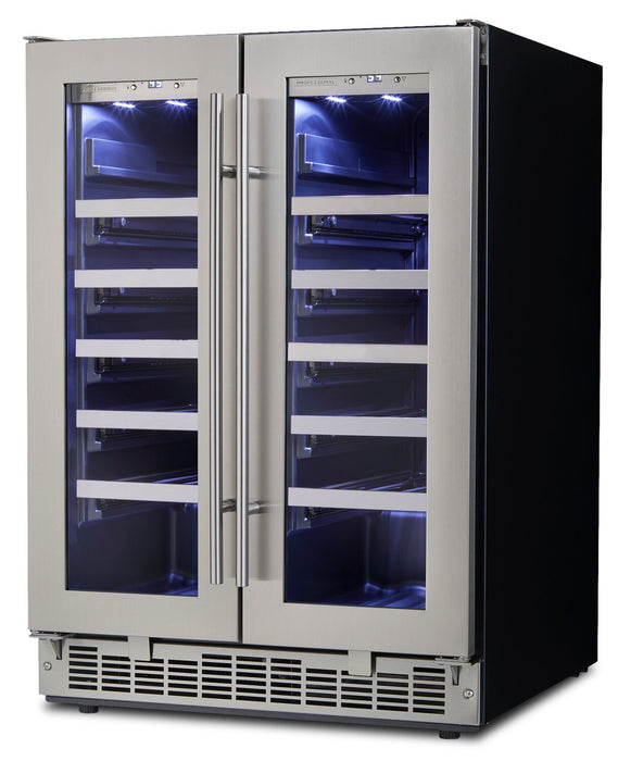 Silhouette Napa 4.7 Cu. Ft. 42-Bottle French-Door Wine Cooler - DWC047D1BSSPR