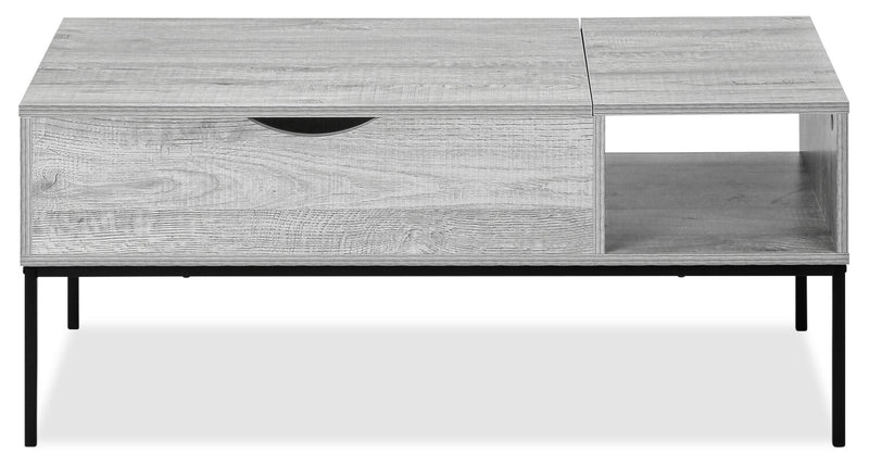 Bence Lift-Top Coffee Table - Grey