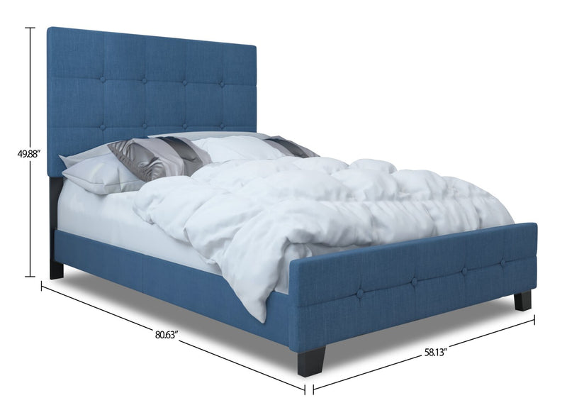 Page Full Bed - Blue