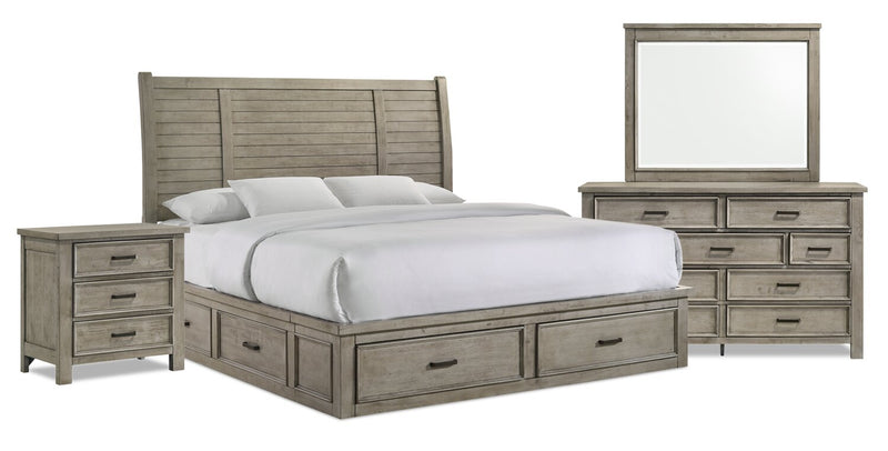 Levi 6-Piece King Storage Bedroom Package