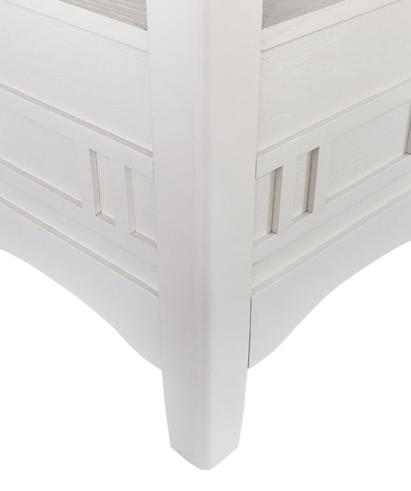 Dena 5-Piece Counter-Height Dining Package - White and Grey