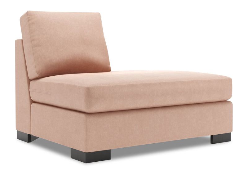 Sofa Lab Track RAF Chaise Return - Pax Rose