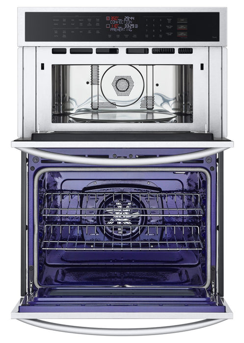LG 6.4 Cu. Ft. Smart Combination Wall Oven with Convection and Air Fry - WCEP6423F 