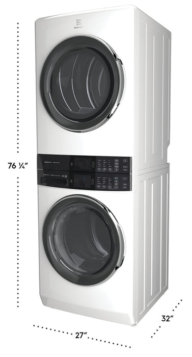 Electrolux Laundry Tower™ with 5.2 Cu. Ft. Washer and 8 Cu. Ft. Electric Dryer - ELTE760CAW