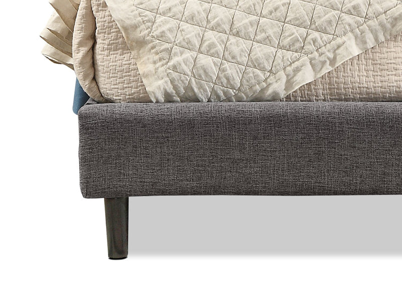 Paseo Full Platform Bed - Grey