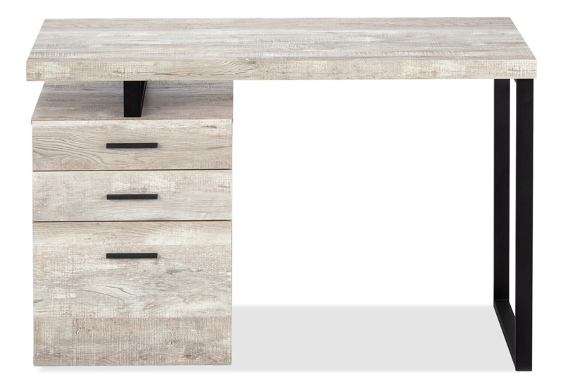 Clayton Reversible Desk - Dark Taupe