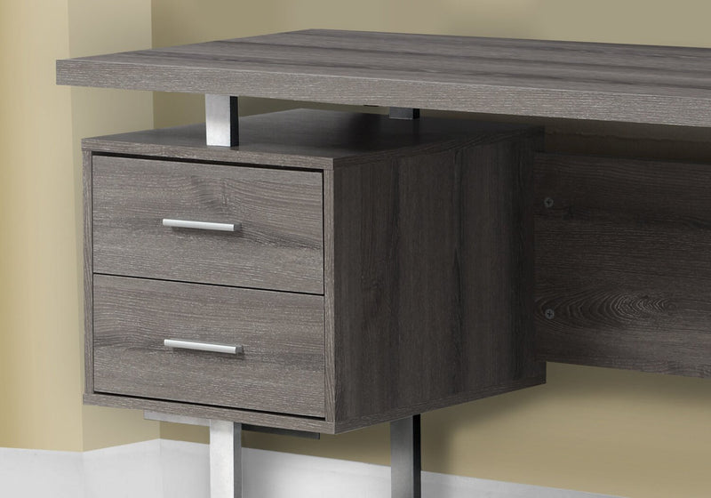 Teagan Reversible Desk - Dark Grey 
