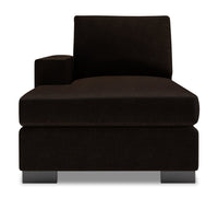 Sofa Lab Track LAF Chaise - Luxury Chocolate 