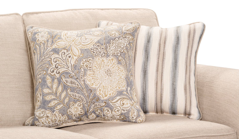 Wynn Chenille Sofa - Linen