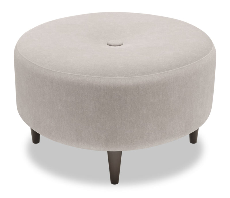 Sofa Lab The Curve Ottoman - Pax Slate