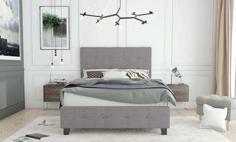 Page Full Bed - Grey