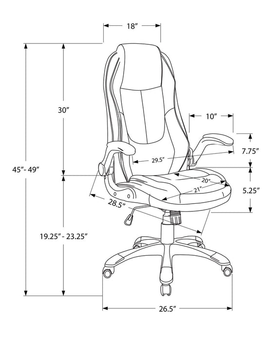 Masao Executive Office Chair - Black 