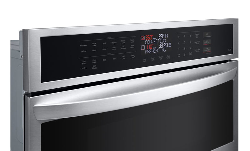 LG 6.4 Cu. Ft. Smart Combination Wall Oven with Convection and Air Fry - WCEP6423F 