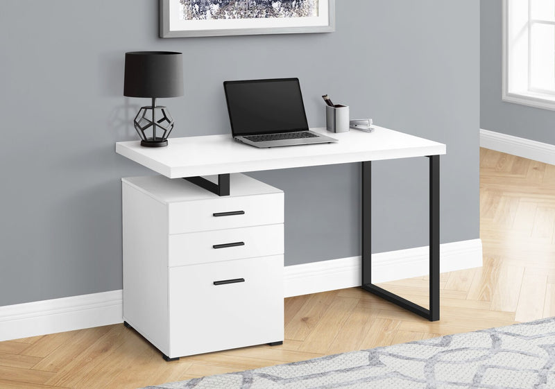 Clayton Reversible Desk - White