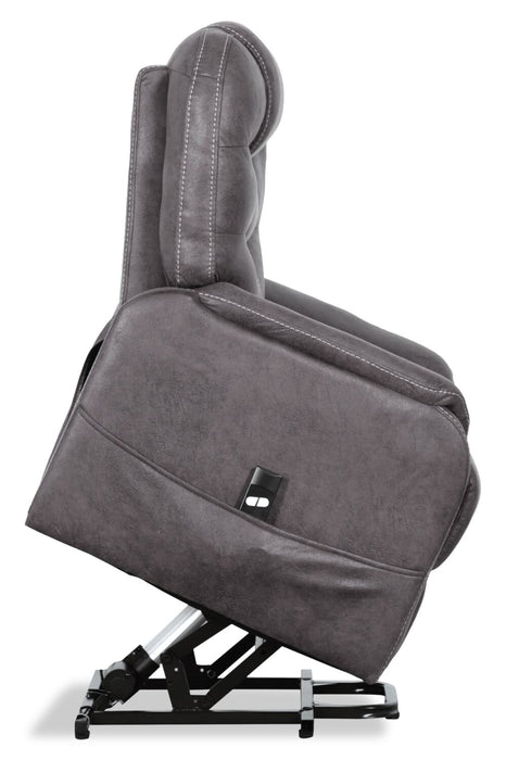 Landon Power Lift Recliner – Dark Grey