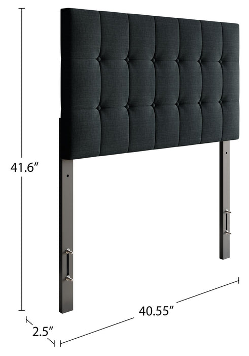 Ellis Twin Headboard - Charcoal