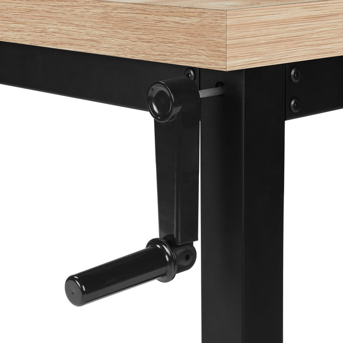 Kai Height-Adjustable Desk - Natural