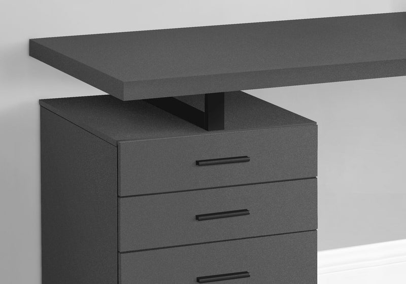 Clayton Reversible Desk - Dark Grey