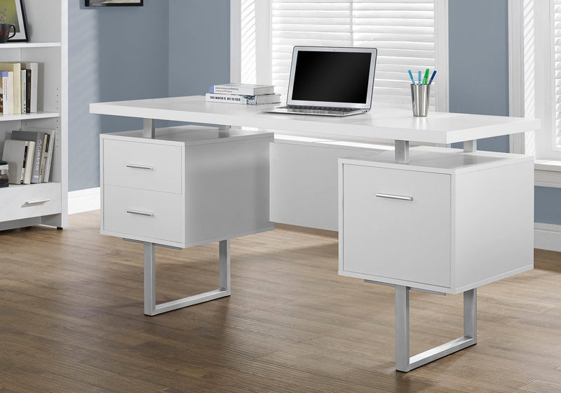 Teagan Reversible Desk - White 