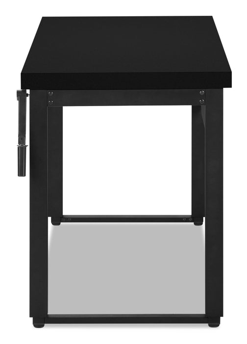Kai Height-Adjustable Desk - Black
