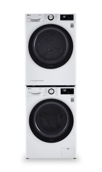 LG 2.6 Cu. Ft. Smart Front-Load Washer and 4.2 Cu. Ft. Smart Heat Pump Dryer 