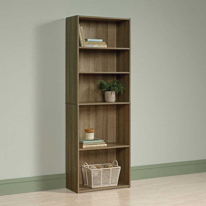 Grady 5-Shelf Bookcase – Summer Oak