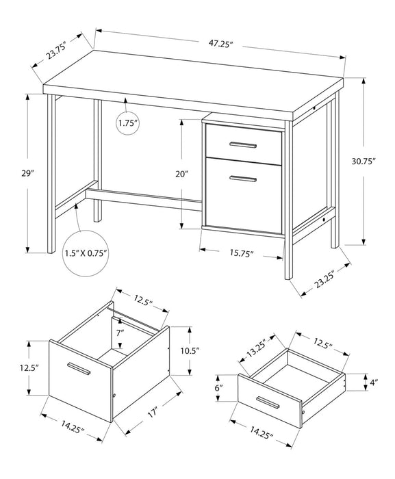 Lindsay Desk - White